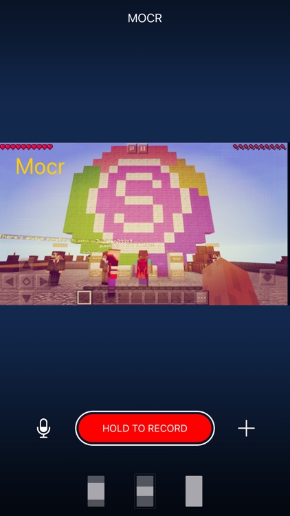 MOCR - video editor