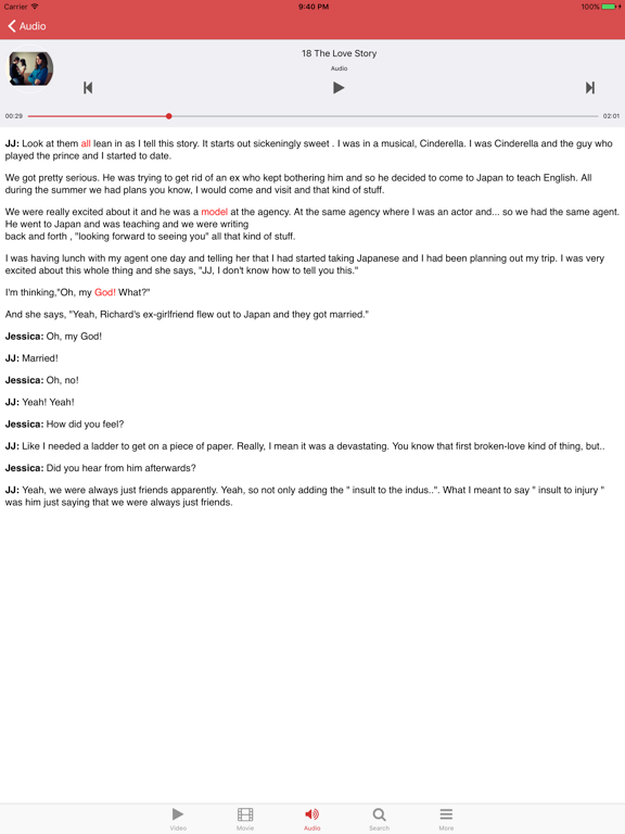 Screenshot #5 pour English Listening Skills