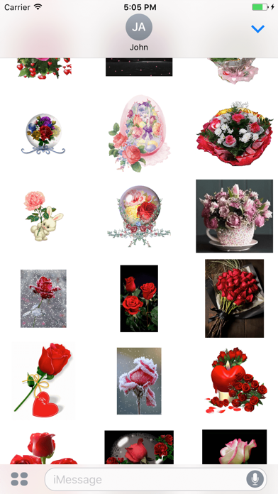 Animated Cute Flower & Rose GIF Stickersのおすすめ画像4