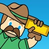 Icon Cowboy Gold Round-Up Platformer Game