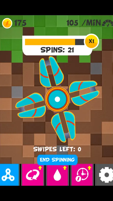 Finger Tap Spinner