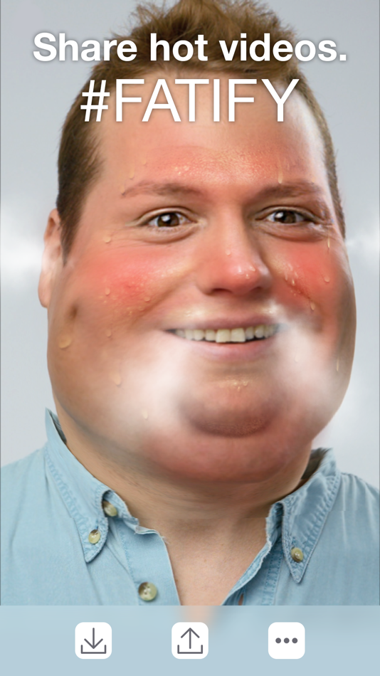 #5. Fatify - Make Yourself Fat (iOS) 由: Apptly LLC