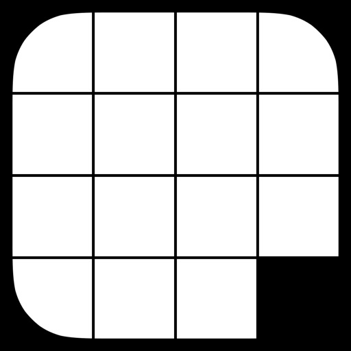 16 puzzle -white- icon