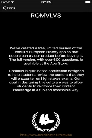 Romulus European History LITE screenshot 4