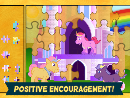Pony Games for Girls: Little Horse Jigsaw Puzzles iPad screenshot 5 - Games app