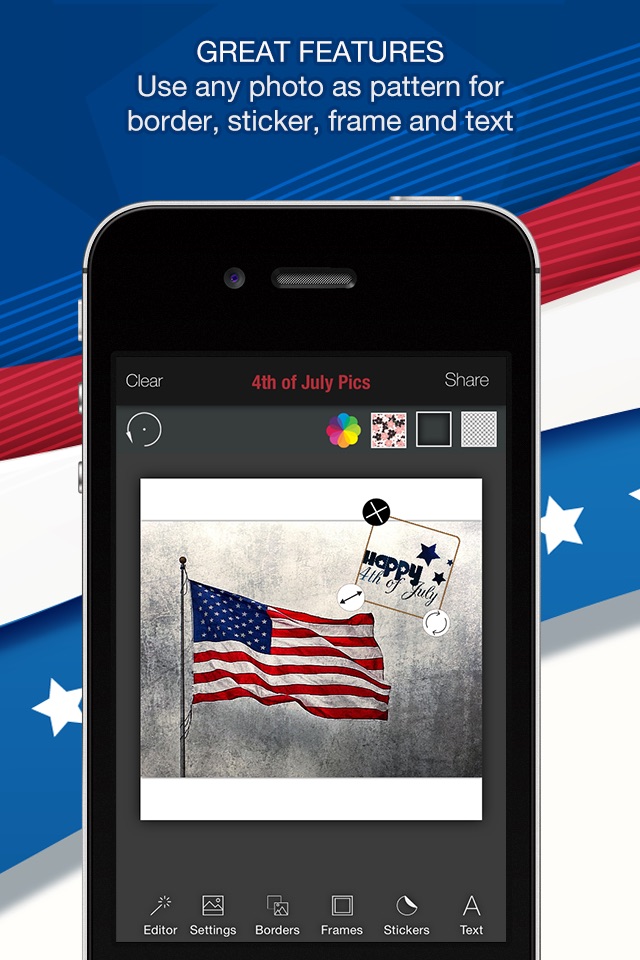 4th of July Pics – Patriotic pic stickers America screenshot 3