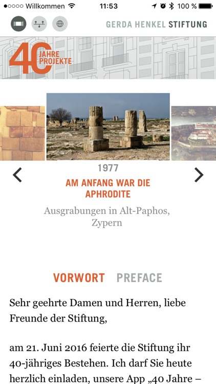 Gerda Henkel Stiftung, 40 Jahre – 40 Projekte