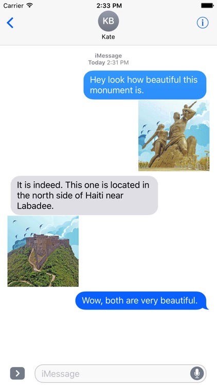 Animated Monument Stickers