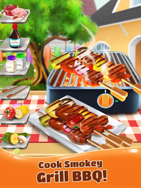 BBQ Cooking Food Maker Games