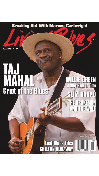 LIVING BLUES MAGAZINE screenshot-3
