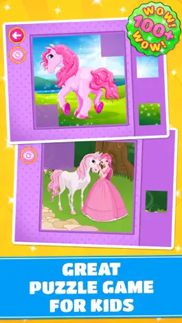 Game screenshot Cute Ponies & Unicorns Puzzles : Logic Game mod apk