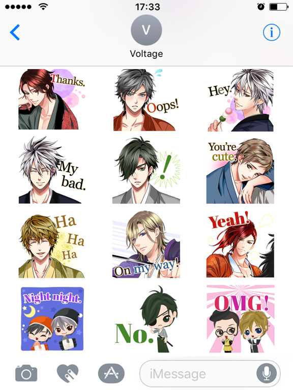 Screenshot #4 pour Samurai i Messenger Sticker
