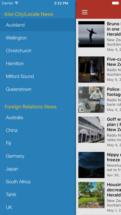 NZ News Today - New Zealand Radio & Headlines iPhone screenshot 5 - News app