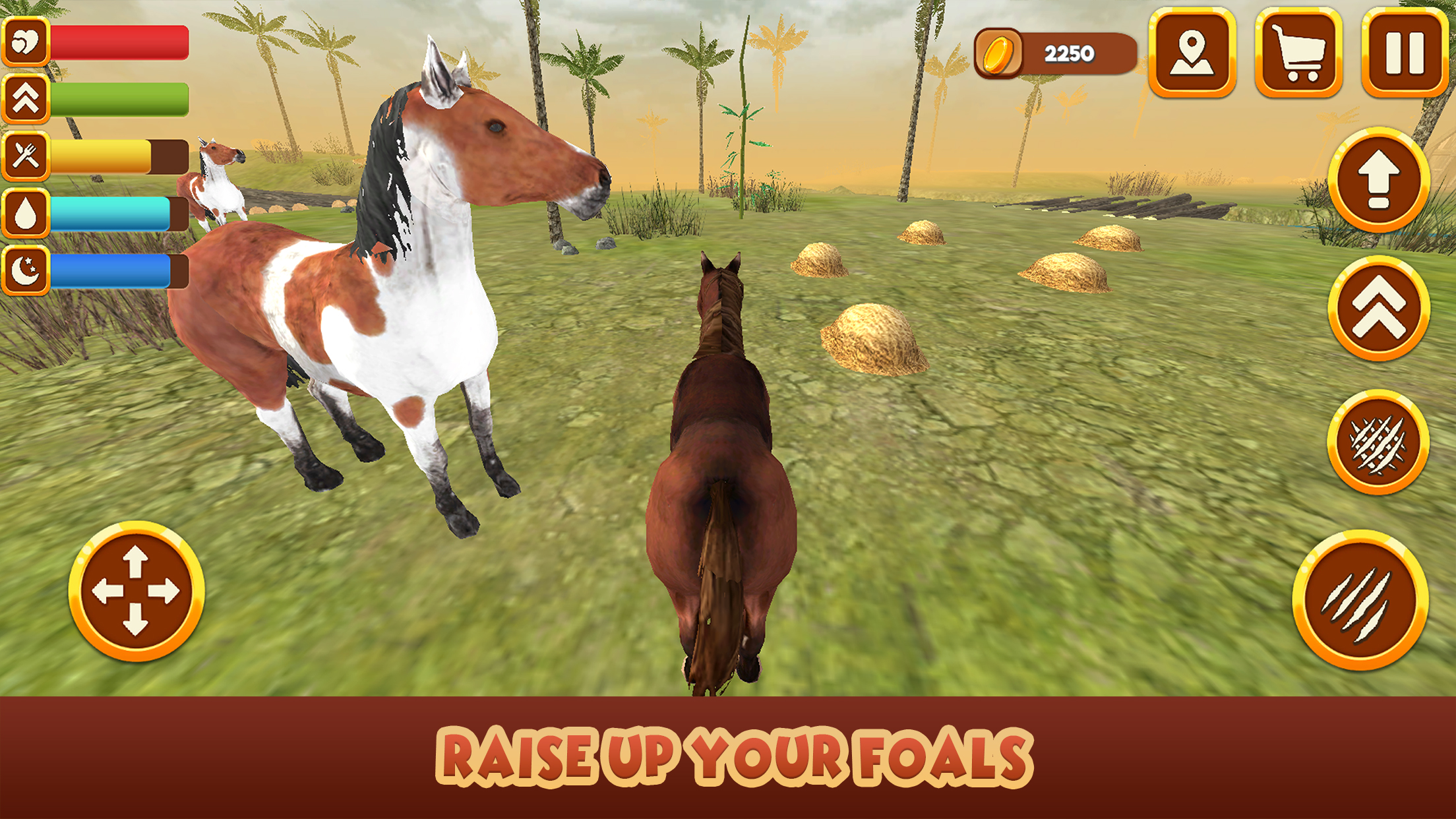 Wild Mustang Horse Survival Simulator screenshot 4