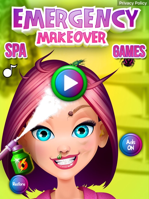 Screenshot #4 pour Emergency Makeover - Spa Games