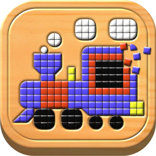 Kids Mosaic Art Shape and Color Picture Puzzles
