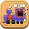 Kids Mosaic Art Puzzles is a fun and educational game for young children aged 2 to 8 years old