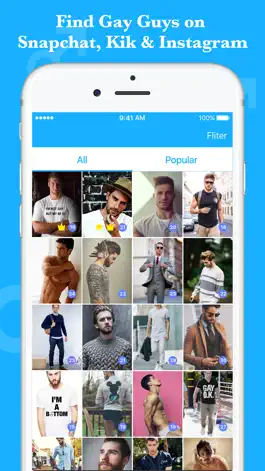 Game screenshot Gay Dating Hookup Chat App for Kik & Snapchat mod apk