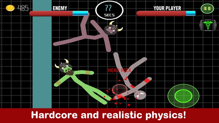 Stickman Fight Boxing Physics Games screenshot-4
