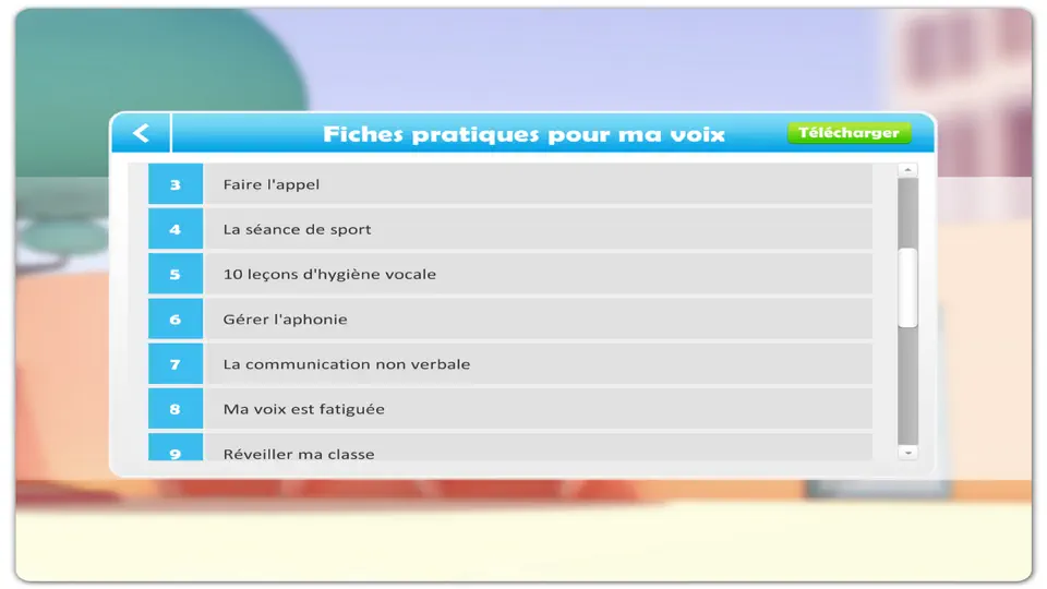 Capture d'écran de Ma Voix En-Jeu sur iPhone 5