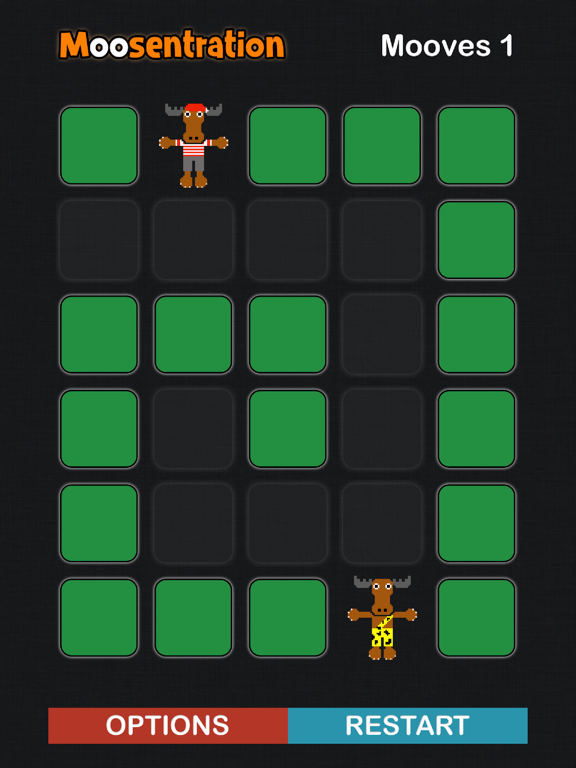 Screenshot #1 for Moosentration Matching Game