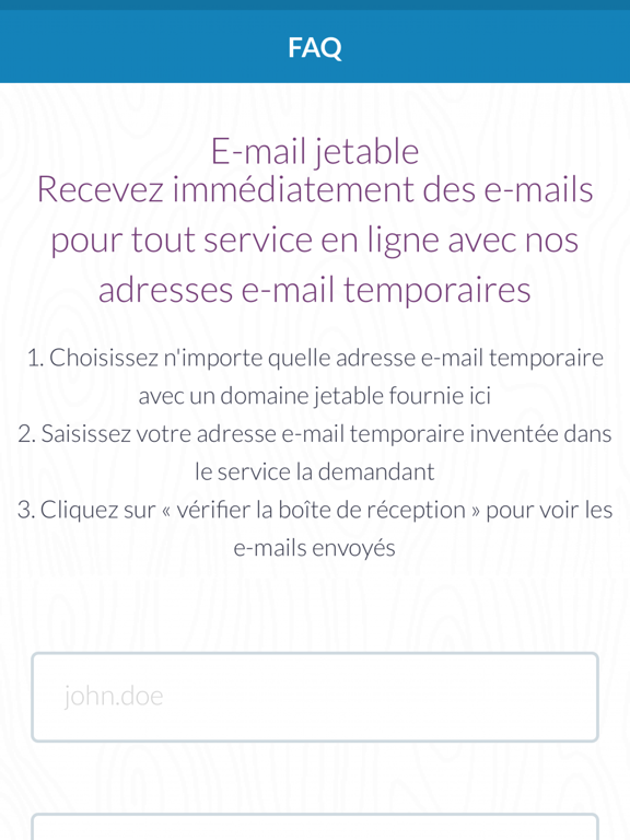 Screenshot #4 pour Courrier Jetable