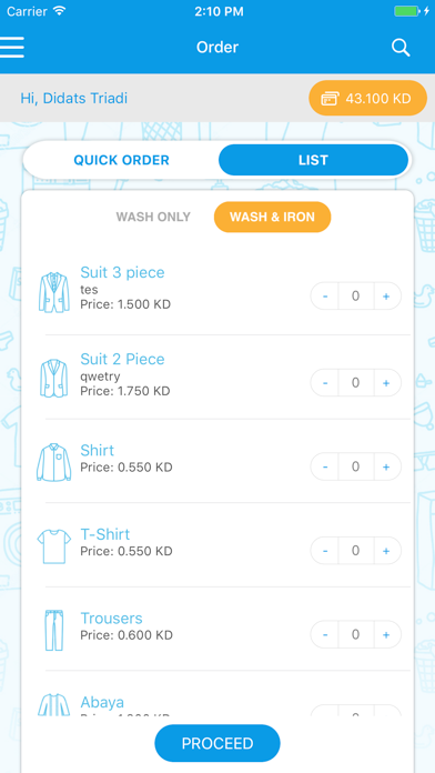 Ooty Laundry iPhone screenshot 5 - Lifestyle app