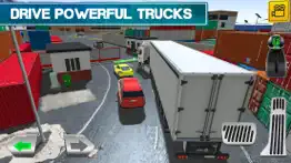 cargo crew: port truck driver iphone screenshot 3