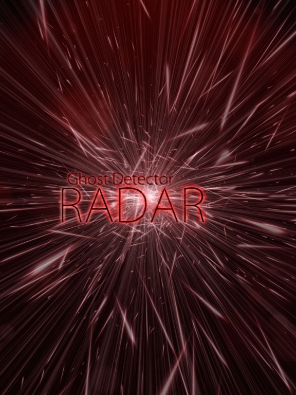Ghost Detector Radar™ iPad screenshot 1 - Entertainment app
