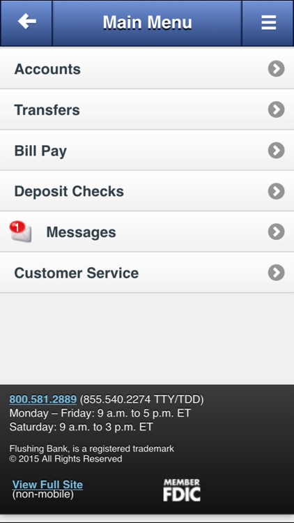 Flushing Bank Mobile Banking