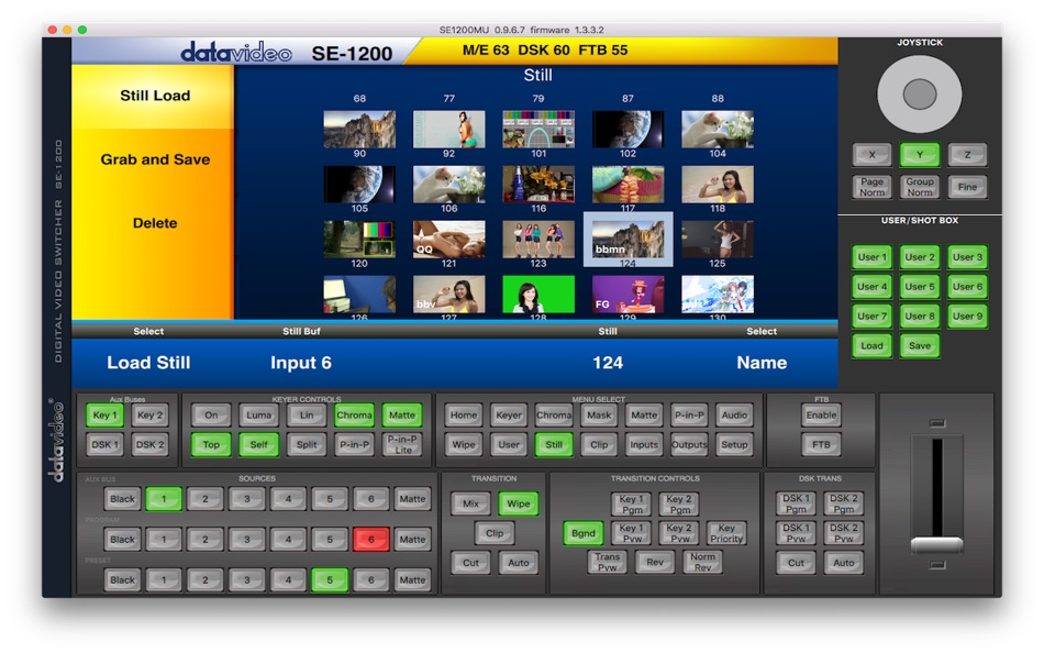 #1. SE-1200MU (macOS) 由: DATAVIDEO TECHNOLOGIES CO., LTD.