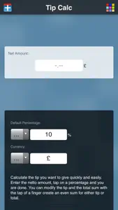 Tip Calc - App screenshot #1 for iPhone