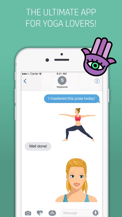 Yogamoji: Blissed out emojis & stickers for yogis