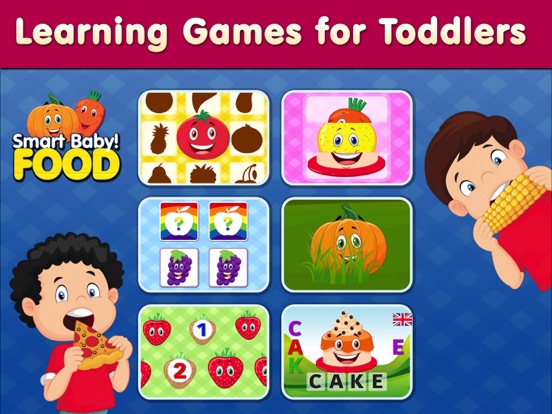 Screenshot #4 pour Smart Baby! Food ABC Learning Kids Games for girls