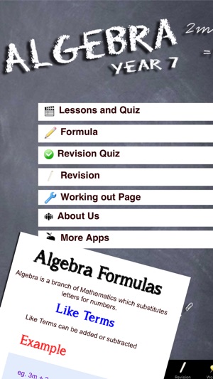 Algebra Year 7 Maths(圖1)-速報App