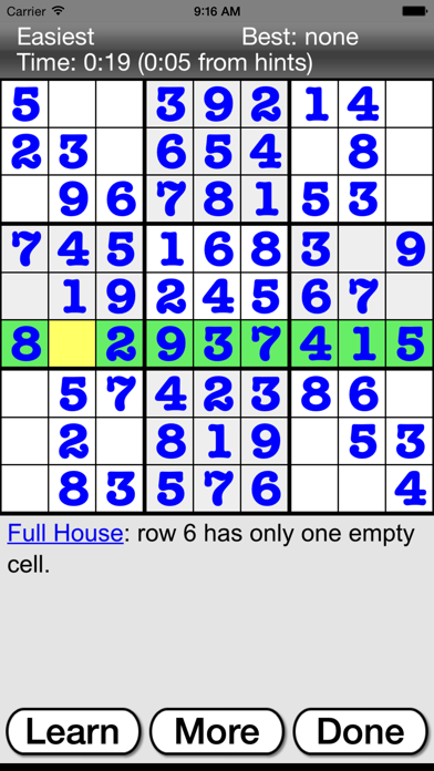 :) Sudoku screenshot 3