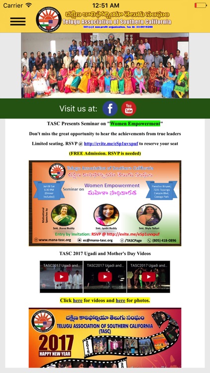 TASC - Telugu Association Of Southern California