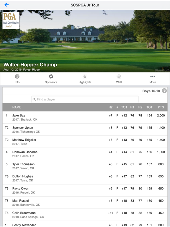 Screenshot #6 pour South Central Section PGA Jr