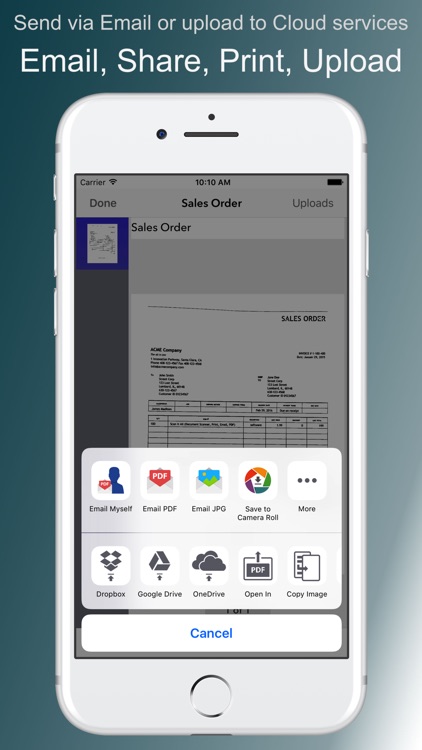 Scan It All Pro : Scan to PDF, Email and Print