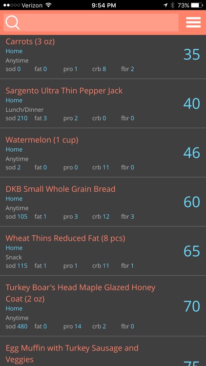 Food For Me - Personal Menu screenshot-4