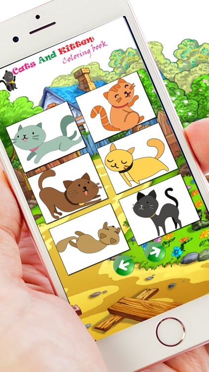 Cats And Kittens Coloring book For kids and Toddle screenshot-3