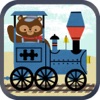 子供向け列車ゲーム：動物園鉄道車両パズル - iPadアプリ