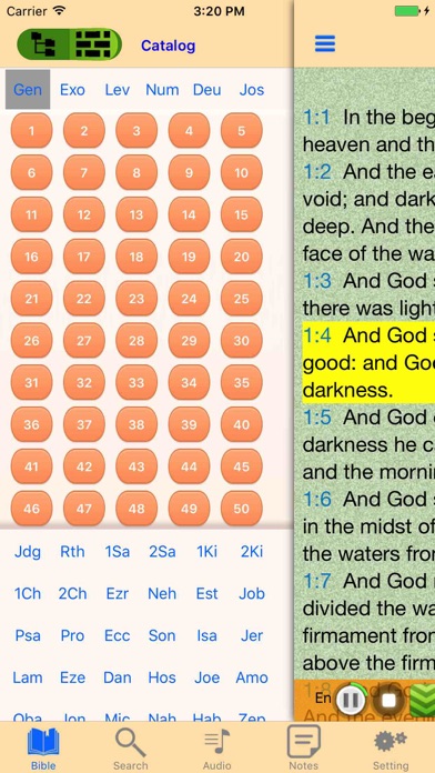 Screenshot #3 pour King James Version - KJV - Holy Bible Audio Book