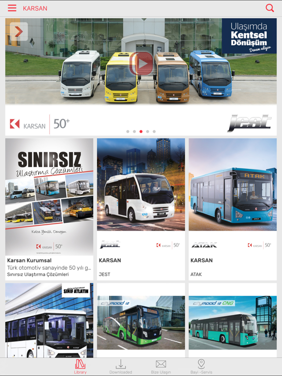 Karsan Otomotiv - Katalog iPad screenshot