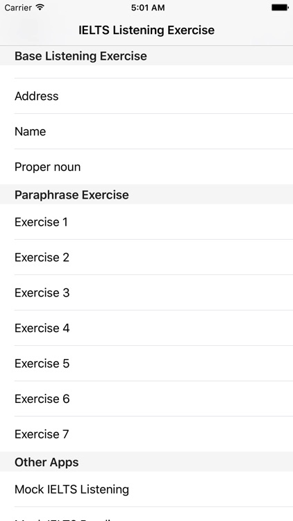 IELTS Listening Exercise - Paraphrasing