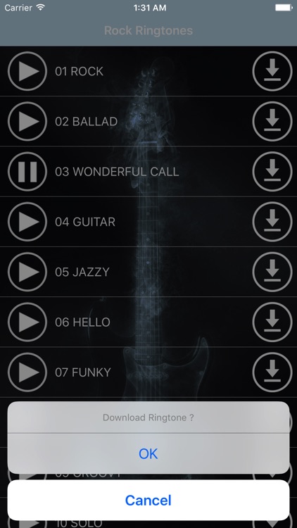 Rock Ringtones - Popular Music, Melodies & Sounds
