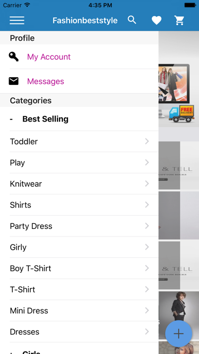 Screenshot #3 pour Firstwire Shopping App