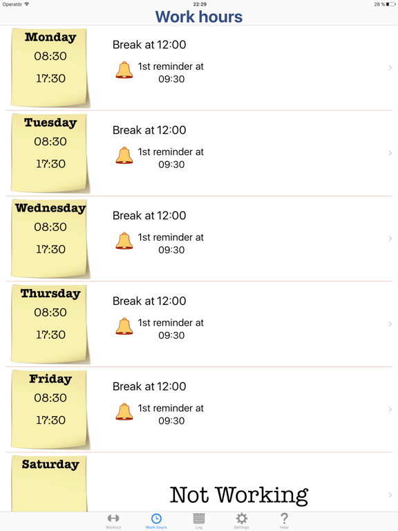 Screenshot #6 pour 1 Minute Desk Workout