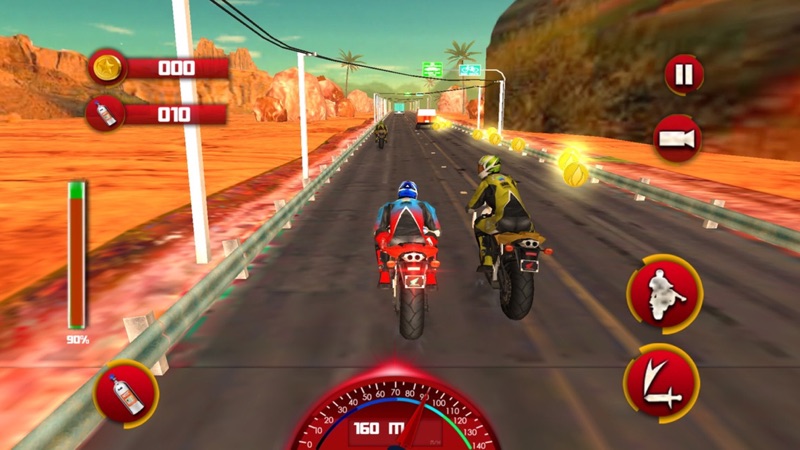 Carreras de motos mortales screenshot 3