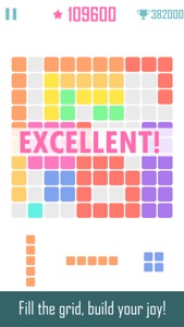 Fill Grid Square & Hexagon blocks fever hex puzzle screenshot #2 for iPhone